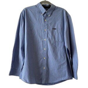Chaps Plaid Easy Care Long Sleeve Button Up Shirt